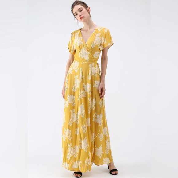 Lulus Wrap Dress - Size Small - Picture 3 of 4